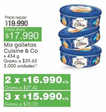 Jumbo Galletas cuisine & co x 454g oferta