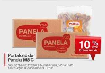 Makro M&C Portafolio de Panela oferta