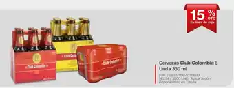 Makro Club Colombia Cervezas 6 und x 330 ml oferta
