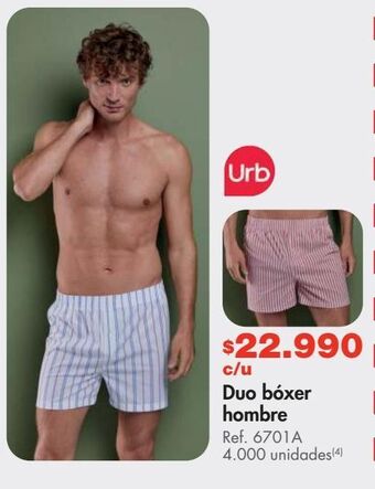 Metro Duo boxer hombre oferta