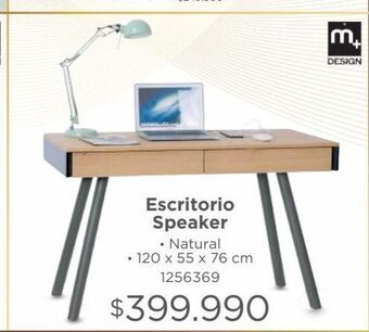 Easy Escritorio speaker 120x55x76 natural oferta