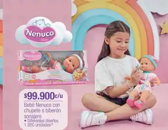Jumbo Bebé nenuco con chupete oferta
