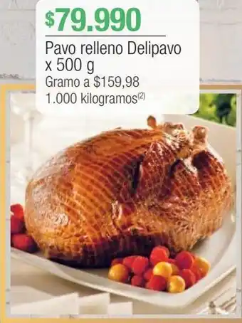 Jumbo Pavo relleno delipavo x 500 g oferta
