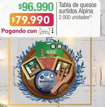 Jumbo Tabla de quesos surtidos alpina oferta