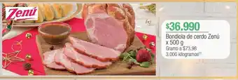 Jumbo Bondiola de cerdo zenú x 500 g oferta