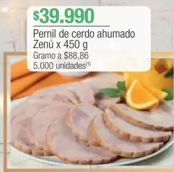 Jumbo Pernil de cerdo ahumado zenú x 450 g oferta