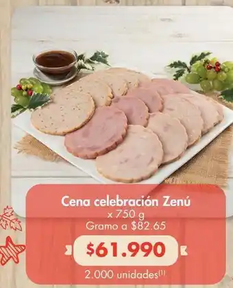 Metro Cena celebración zenú x 750 g oferta
