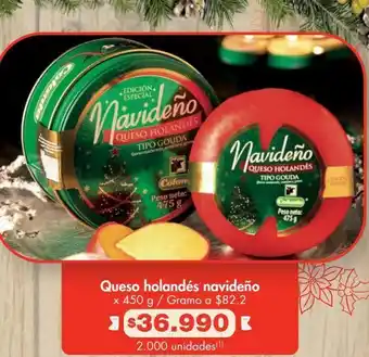 Metro Queso holandés navideño x 450 g oferta