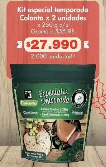 Metro Kit especial temporada colanta x 2 unidades x 250 g c/u oferta