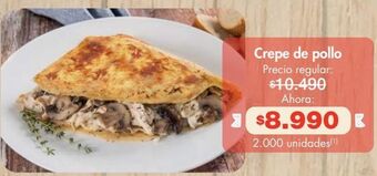 Metro Crepe de pollo oferta
