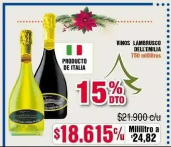 Alkosto Vinos Lambrusco Dell'Emilia 750 millilitros oferta