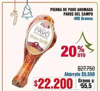 Alkosto Pierna de Pavo Ahumada Pavos del Campo 400 gramos oferta
