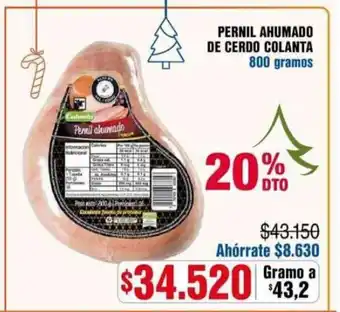 Alkosto Pernil Ahumado de Cerdo Colanta 800 gramos oferta