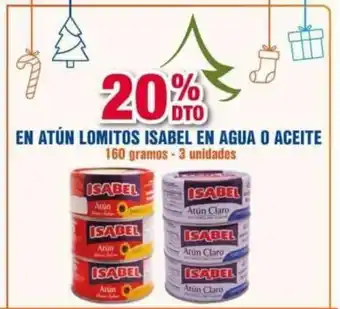 Alkosto En Atún Lomitos Isabel en Agua o Aceite 160 gramos - 3 unidades oferta