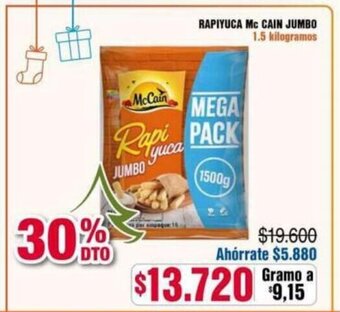 Alkosto Rapiyuca McCain Jumbo 1.5 kilogramos oferta