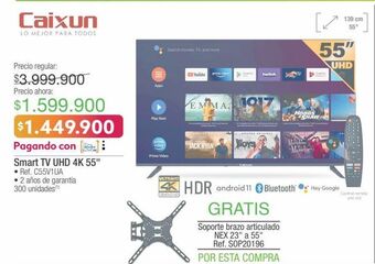 Jumbo Caixun smart tv uhd 4k 55" • ref. c55v1ua oferta