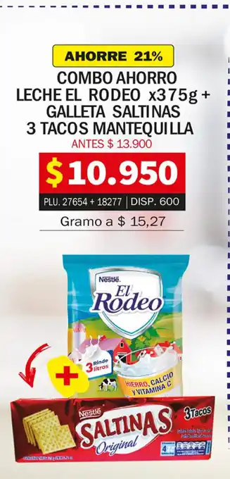Surtifamiliar Combo Ahorro Leche El Rodeo oferta