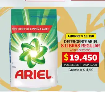 Surtifamiliar Detergente Ariel 8 Libras Regular oferta