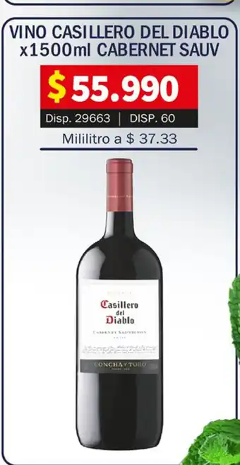 Surtifamiliar Vino Casillero Del Diablo x1500ml Cabernet Sauv oferta