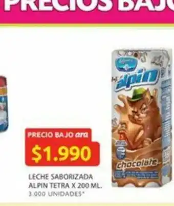 Ara Leche Saborizada Alpin Tetra X 200 Ml oferta