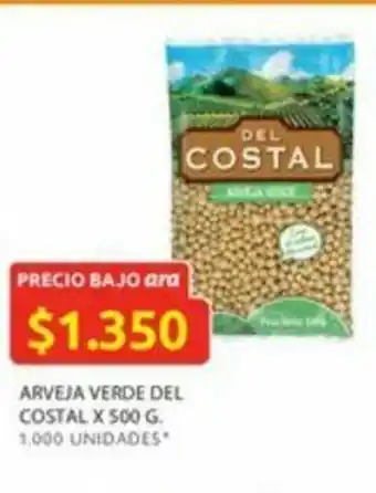 Ara Arveja Verde Del Costal x 500 g oferta