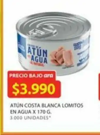 Ara Atun Costa Blanca Lomitos En Agua x 170 g oferta