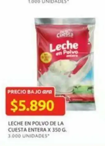 Ara Leche En Polvo De La Cuesta Enetera x 350 g oferta