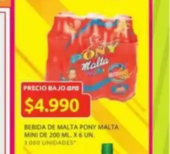 Ara Bebida De Malta Pony Malta Mini X6 Un oferta