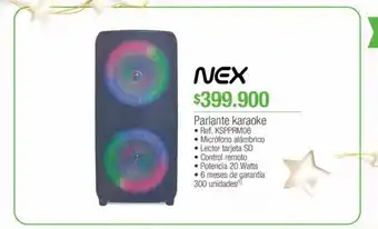 Jumbo Parlantes karaoke nex oferta