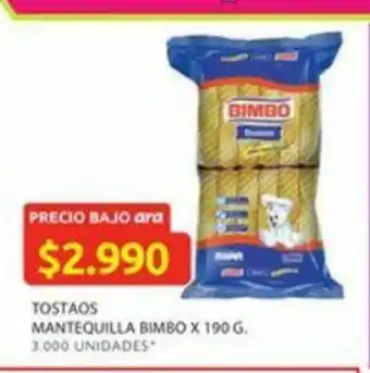 Ara Tostaos mantequilla bimbo oferta