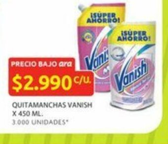 Ara Quitamanchas vanish x 450 ML. oferta