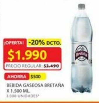 Ara Bebida gaseosa bretaña x 1.500 Ml. oferta