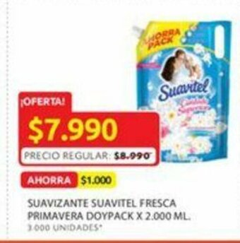 Ara Suavizante suavitel fresca primavera doypack x 2.000 Ml. oferta