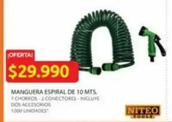 Ara Manguera espiral de 10 MTS. oferta