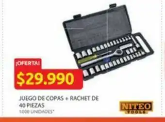 Ara Juego de copas + rachet de 40 piezas oferta