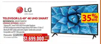 MercaCentro Televisor LG 49" UHD SMART oferta