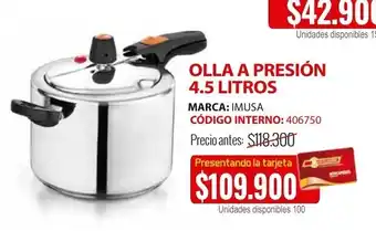 MercaCentro Olla a presión 4.5 litros oferta