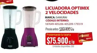MercaCentro Licuadora optimix 2 velocidades oferta