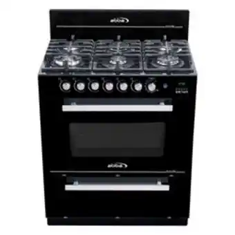 Electrojaponesa Estufa de piso abba gn vidrio 30" torre gt negro rg8036n oferta