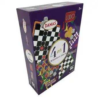 Juegos 4 en 1 toyng ( ajedrez - damas - ludo - escalera)