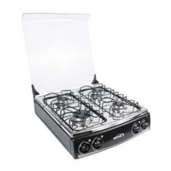 Electrojaponesa Estufa de mesa abba 4 puestos gas natural negro oferta