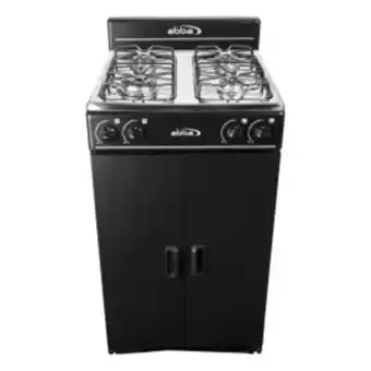 Makro Estufa gabinete abba inoxidable gas propano negra oferta