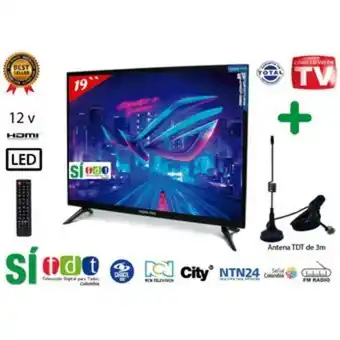 Linio Televisor led tigers pro 19 pulgadas con sintonizador tdt incorporado oferta