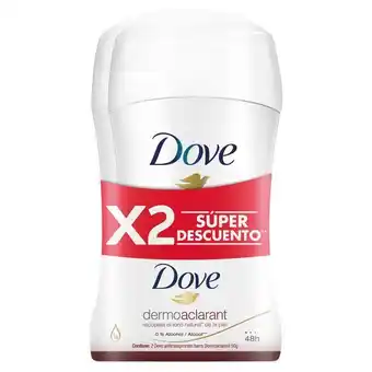 Droguerías Colsubsidio F-dove deo women stick derm bipack 2x50 oferta