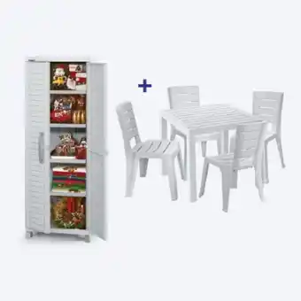Combo navidad barú (1 armario grande + 1 comedor silla sin brazos)