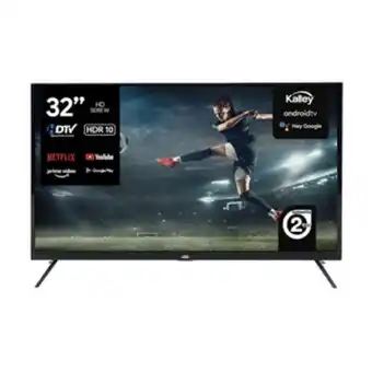 Ktronix Tv kalley 32 pulgadas 81 cm atv32hdw hd led plano smart tv android oferta