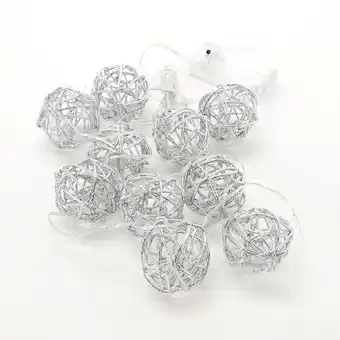 Tugó Navidad guirnalda led plateada oferta