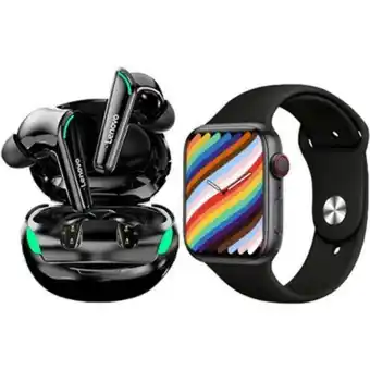 Linio Lenovo xt92 tws audífonos inalámbricos bluetooth y reloj inteligente oferta