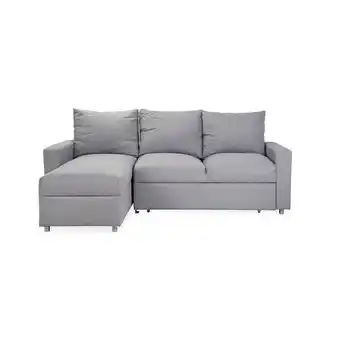 Tugó Sofá cama cajón en l sacramento gris oferta