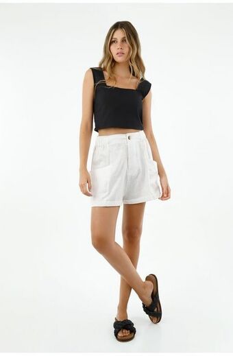 Tennis Bermuda color crudo para mujer oferta